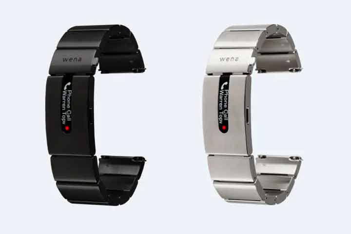 The straps are designed to fit onto your watch. Image via Sony