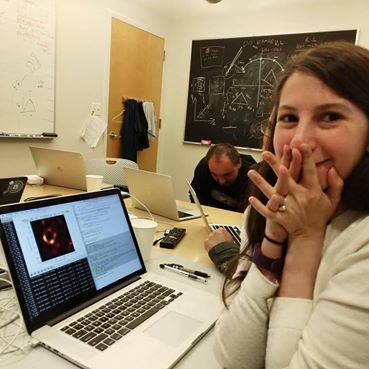 Bouman created algorithms that made capturing the black hole possible.