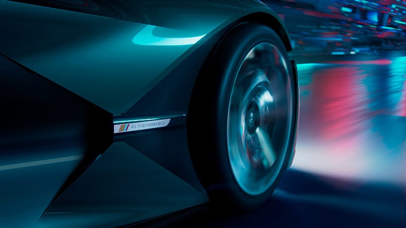 The DS X E-Tense is a front-wheel drive with power output directed to both front wheels. Image via DS